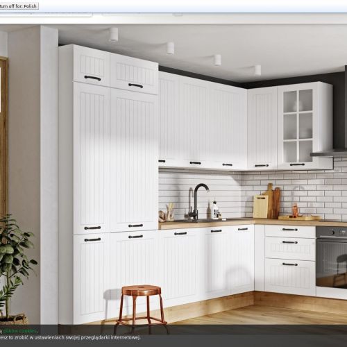 Meble kuchenne drewniane