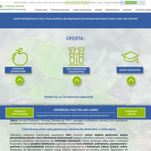 Kurs dietetyki online w Gliwicach