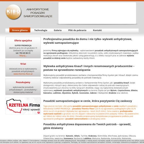 Łódź - posadzka anhydrytowa