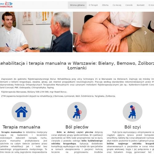 Warszawa - rehabilitacja kręgosłupa