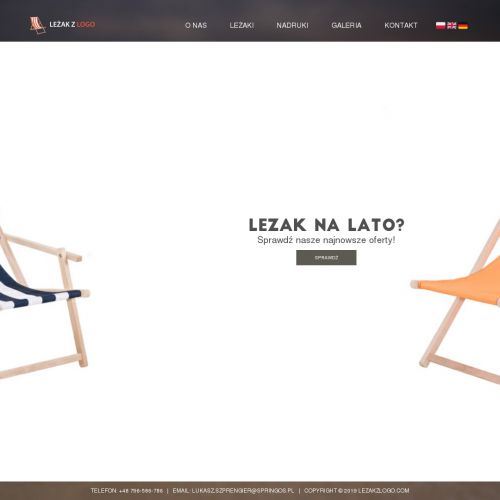 Dystrybutor leżaków na zamówienie - Kraków