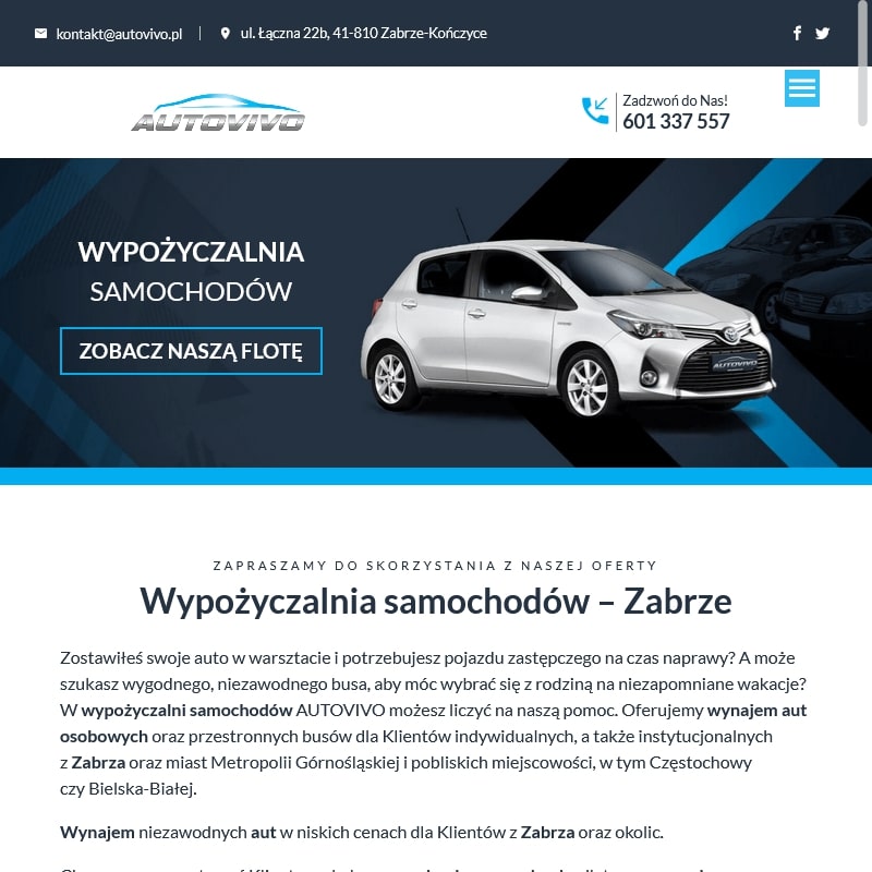 Wypożyczalnia samochodów katowice 24h w Knurowie