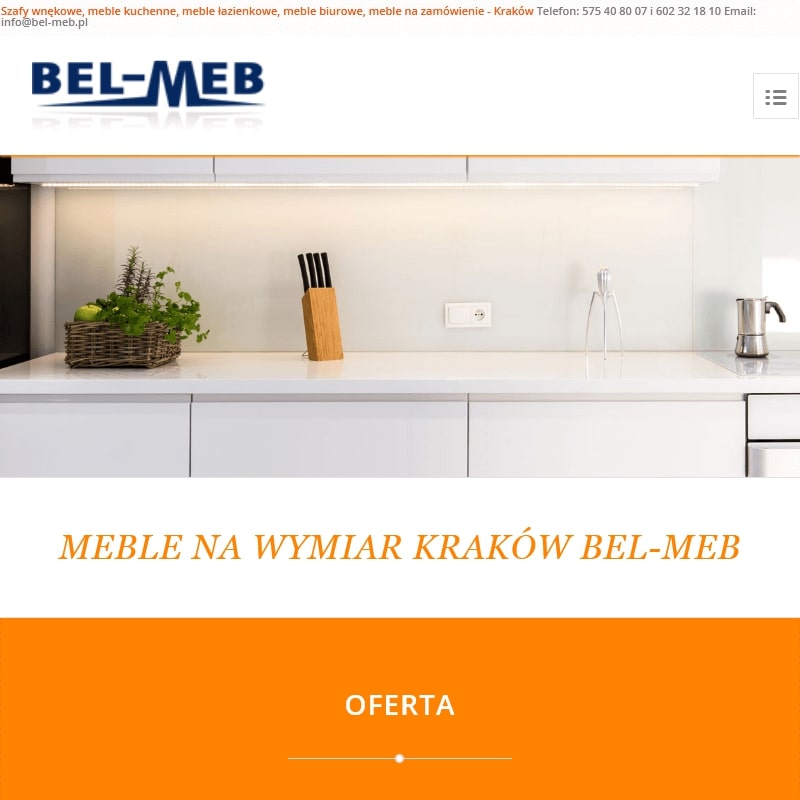 Szafy wnękowe kraków cennik - Kraków