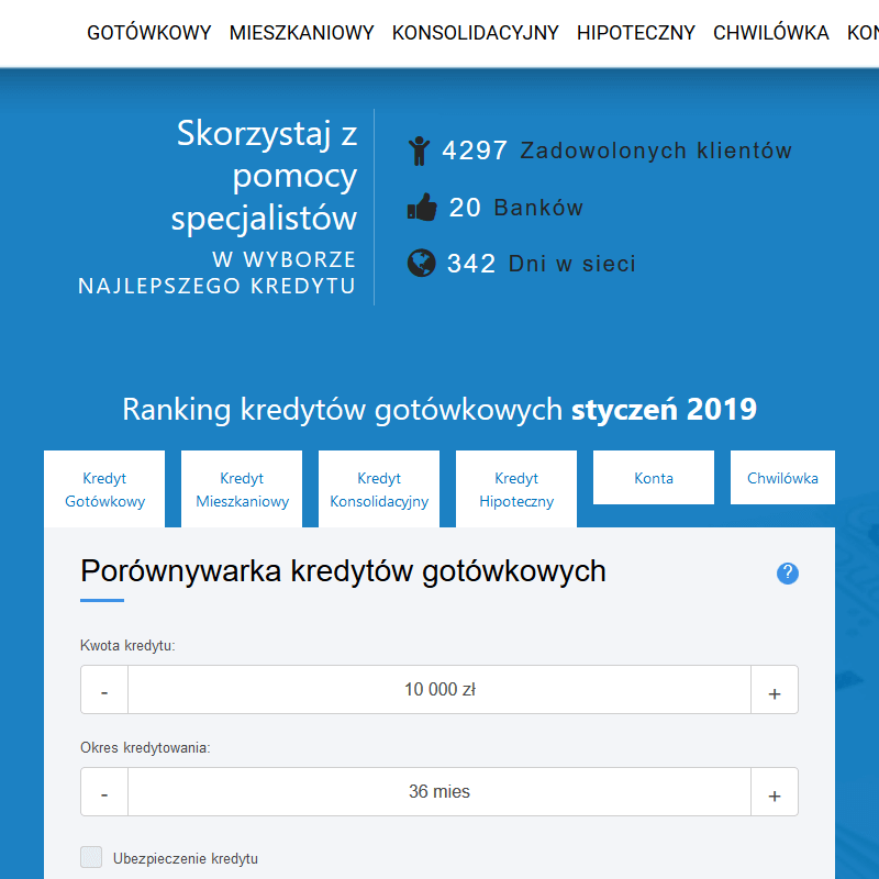 Oblicz ratę kredytu hipotecznego