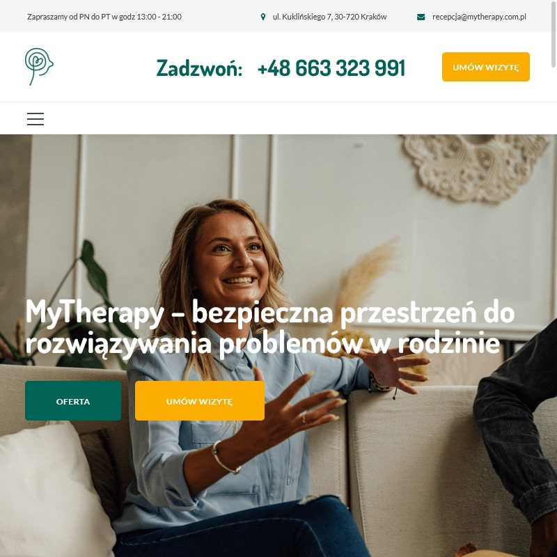 Kraków - psychoterapia psychodynamiczna