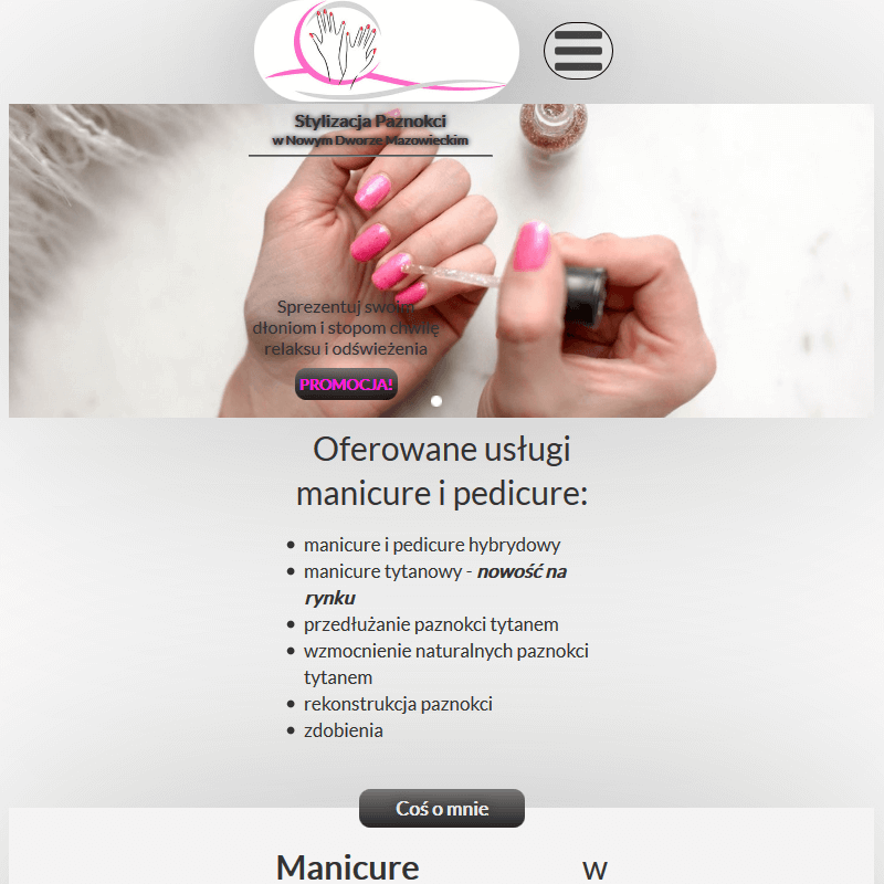 Manicure tytanowy nowy dwór mazowiecki