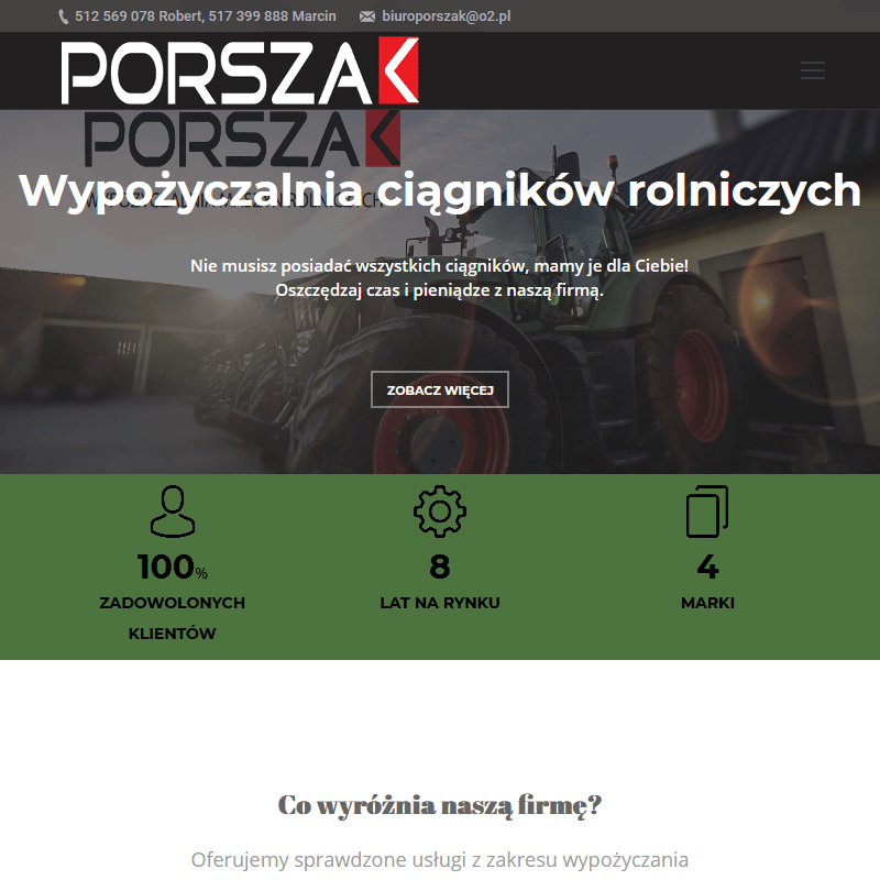 Wypożyczalnia ciągników rolniczych kujawsko-pomorskie