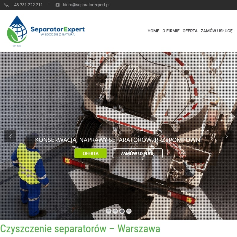 Czyszczenie separatorów łódź w Wołominie